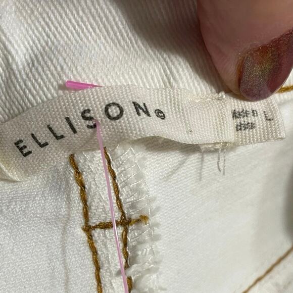 NWOT - Ellison Ell Slit Midi Denim Skirt - Picture 3 of 5